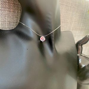 Crystal Swarovski pendant on the fishline dazzling